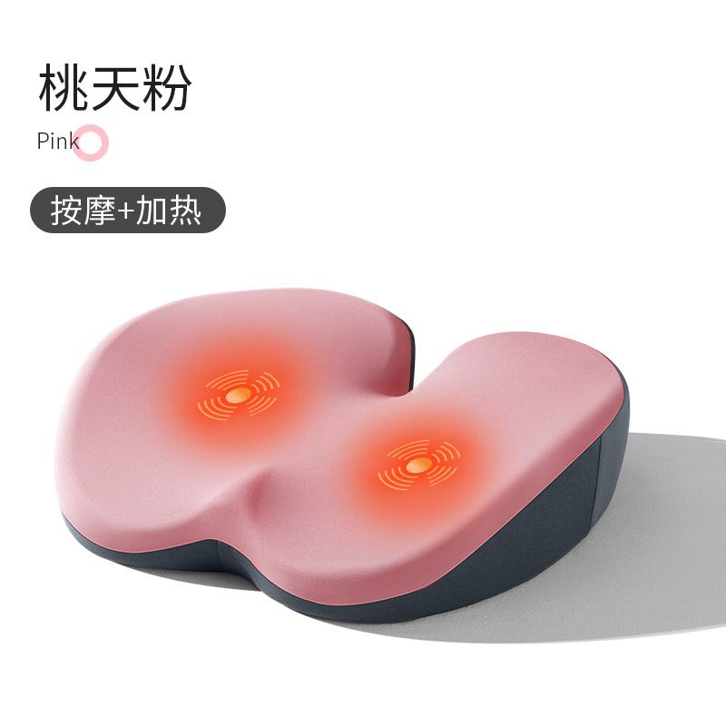 智能熱敷電動按摩汽車頭枕|腰靠套裝車載頸部按摩器車用護頸枕|靠枕（平行進口）