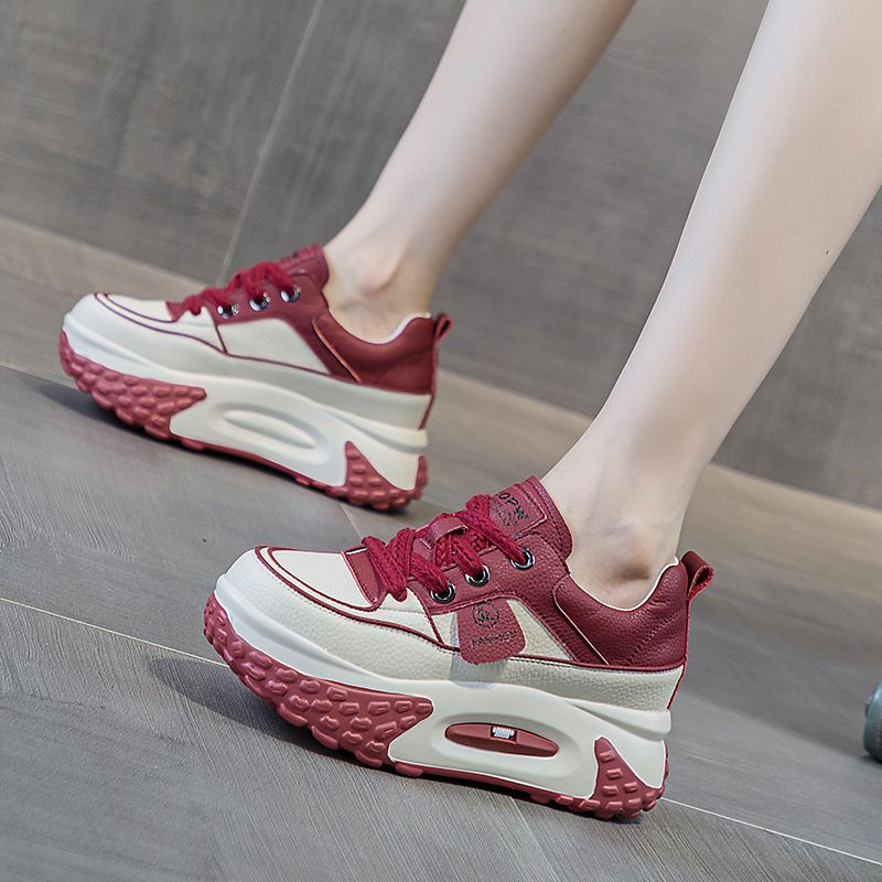 老爹鞋网红爆板女秋季新款轻便厚底内增高休闲时尚运动鞋单鞋