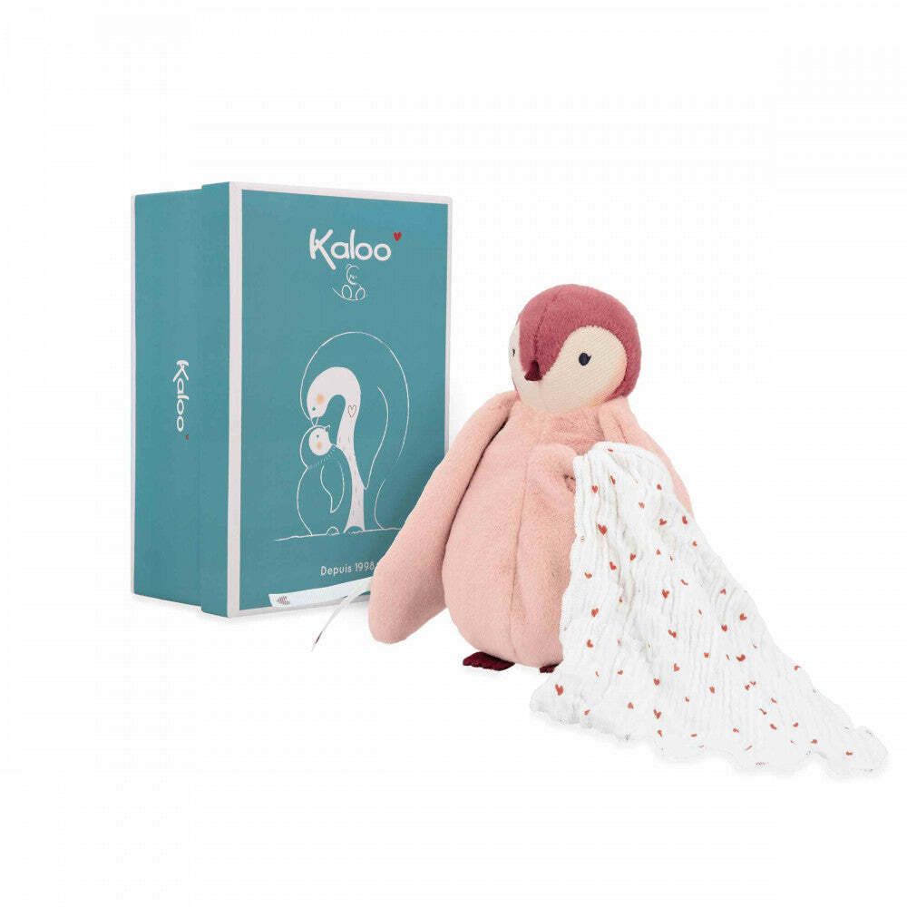 Kissing Plush Penguin Pink