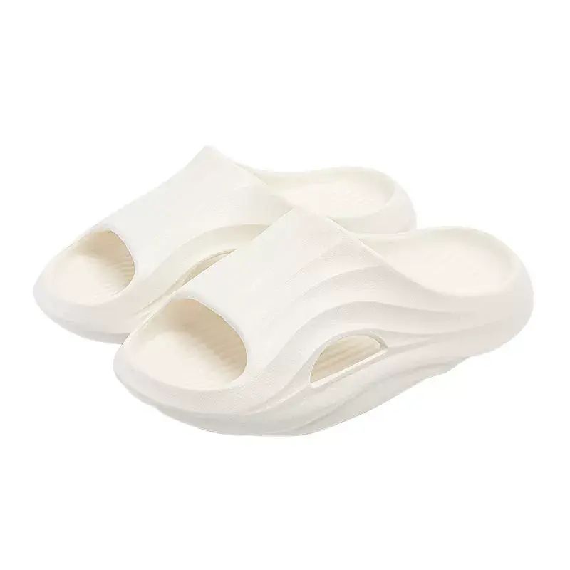 名创优品夏季简约日系家居拖鞋女超软漏水速干浴室拖鞋男室内凉拖