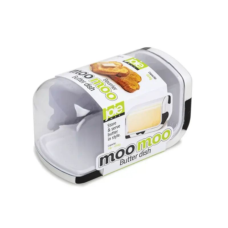 joie卡通奶牛系列黄油保鲜盒食品级牛奶搅拌杯芝士储存盒苏打粉盒