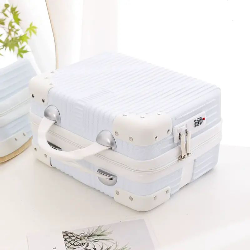 带密码锁旅行箱14寸手提行李箱女小型新款化妆包16寸大容量皮箱子