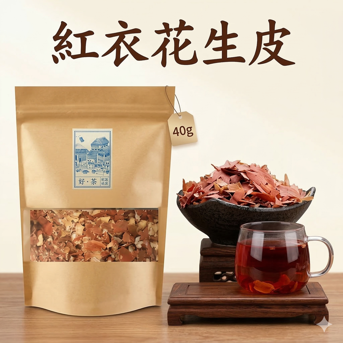 (40克) 補血養生红皮花生衣茶  最佳食用: 26 JULY 2026