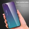 Gradient Color Glass Case For OPPO A57 / A39 (Blue)