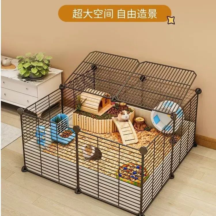 倉鼠籠子家用超大豪華別墅便宜金絲花枝基礎刺蝟用品飼養造景