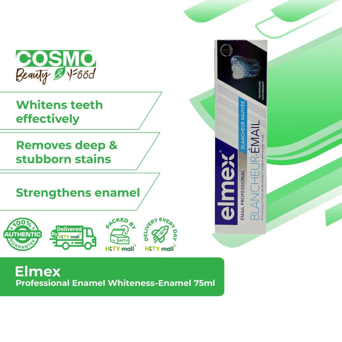 Professional Enamel Whiteness-Enamel 75ml [Parallel Import] [Exp: 08/2026]