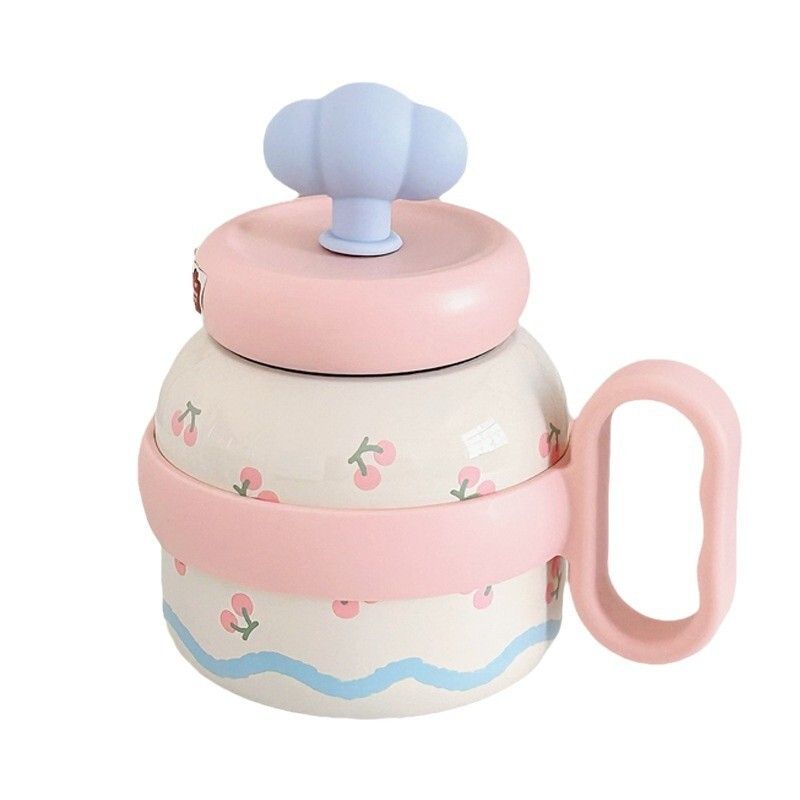 700ML Cloud Insulated Cup | Insulated Cold Cup | Desktop Cup | Office Coffee Cup|Water Cup (LSA109)