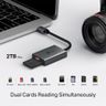 UA440C USB 3.0 Type-C to SD & microSD 4.0 讀卡器