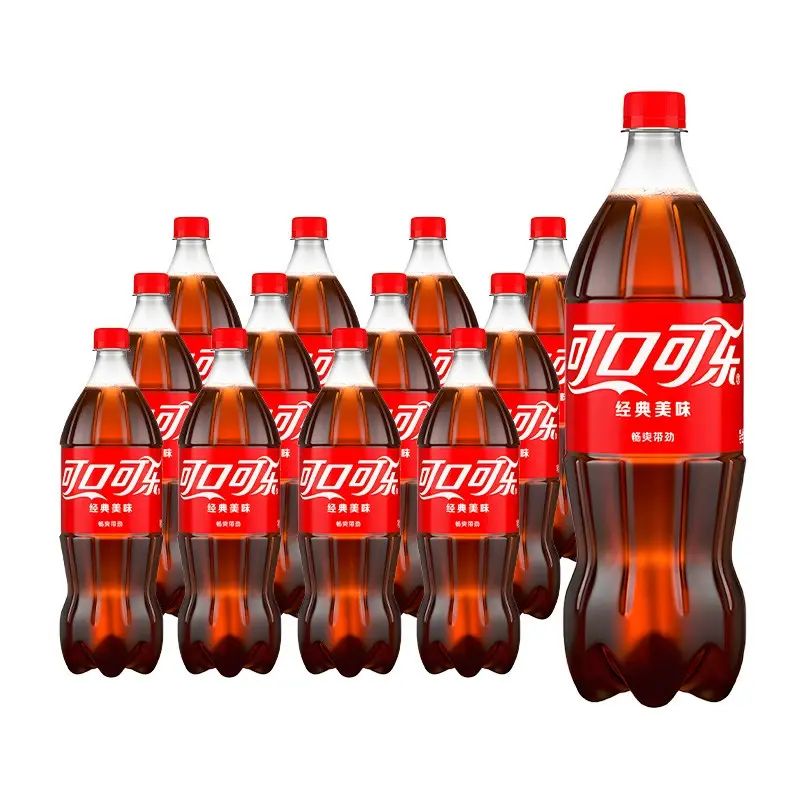 可口可樂大瓶裝碳酸飲料1.25L*12瓶汽水家庭暢享整箱平行進口