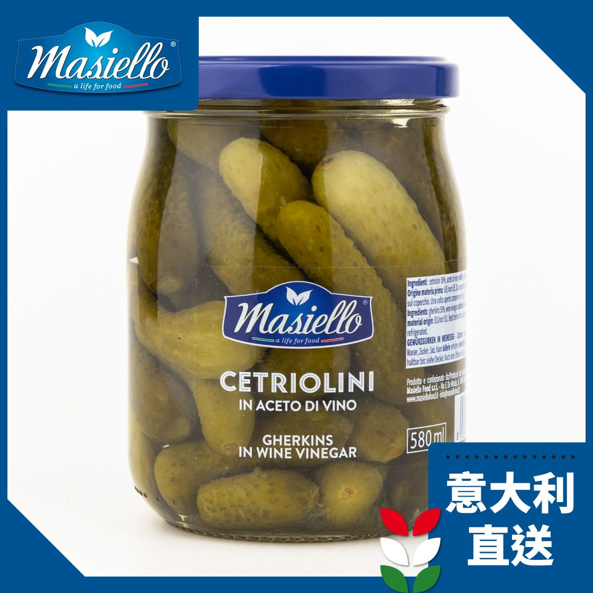 馬斯路 酒醋浸青瓜 530克