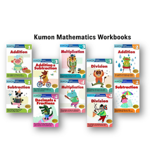 KUMON - 《Kumon 數學練習系列 》 Grade 1 / Grade 2 / Grade 3 /Grade 4 Set  - Addition, Subtraction練習冊〕 小學數學練習