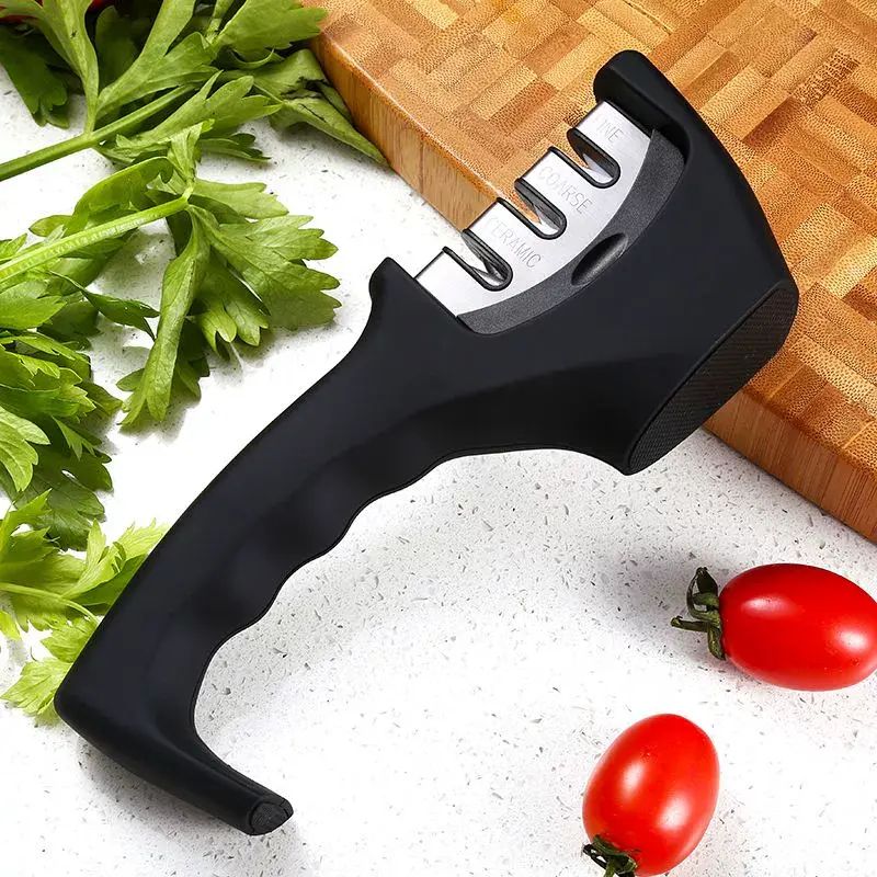 多功能快速磨刀器 家用定角磨刀石 廚房手動菜刀磨刀棒小工具神器