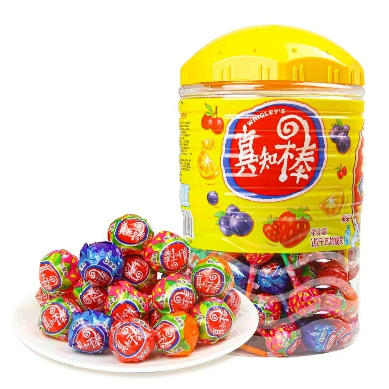 Nezha snacks 108 sticks, 1 bucket, 108 sticks of fruit-flavored lollipops, gift for children on Chil