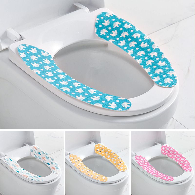 Decal cartoon cuttable and stick-on toilet seat cover  re-Dreamy Water Droplet See details