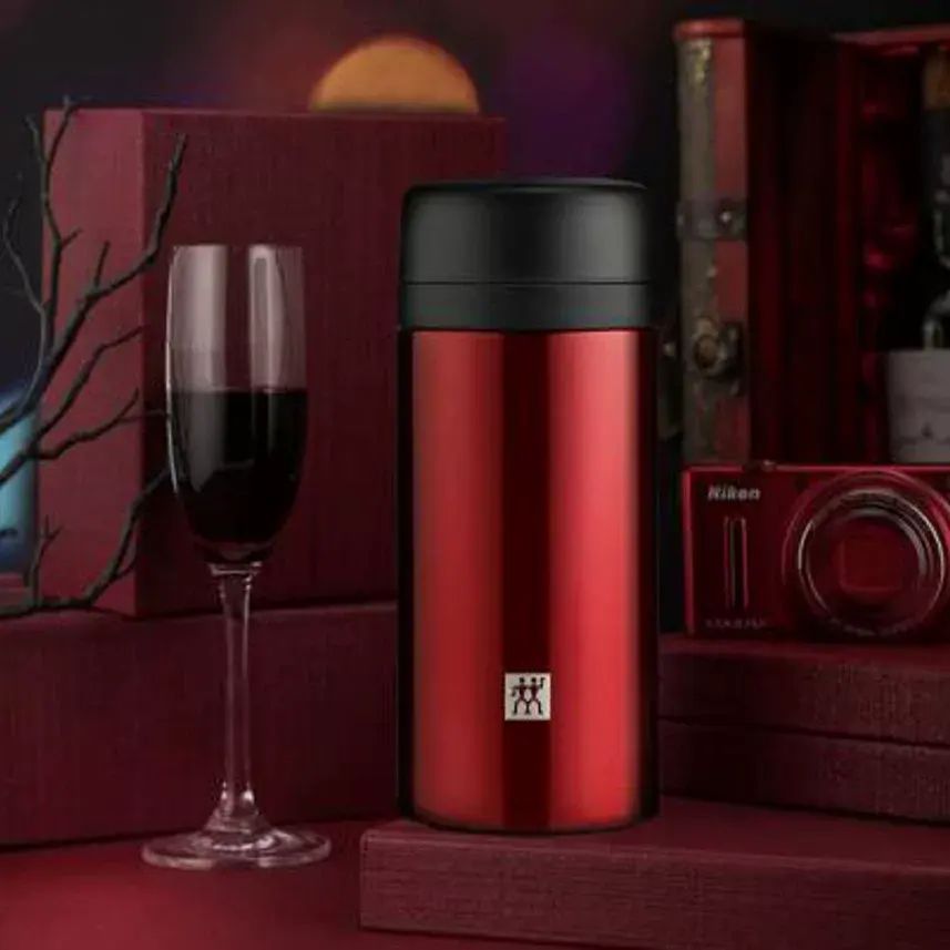 ZWILLING Vacuum Insulated Cup 420ml, Portable Tea-Making Daily Cup