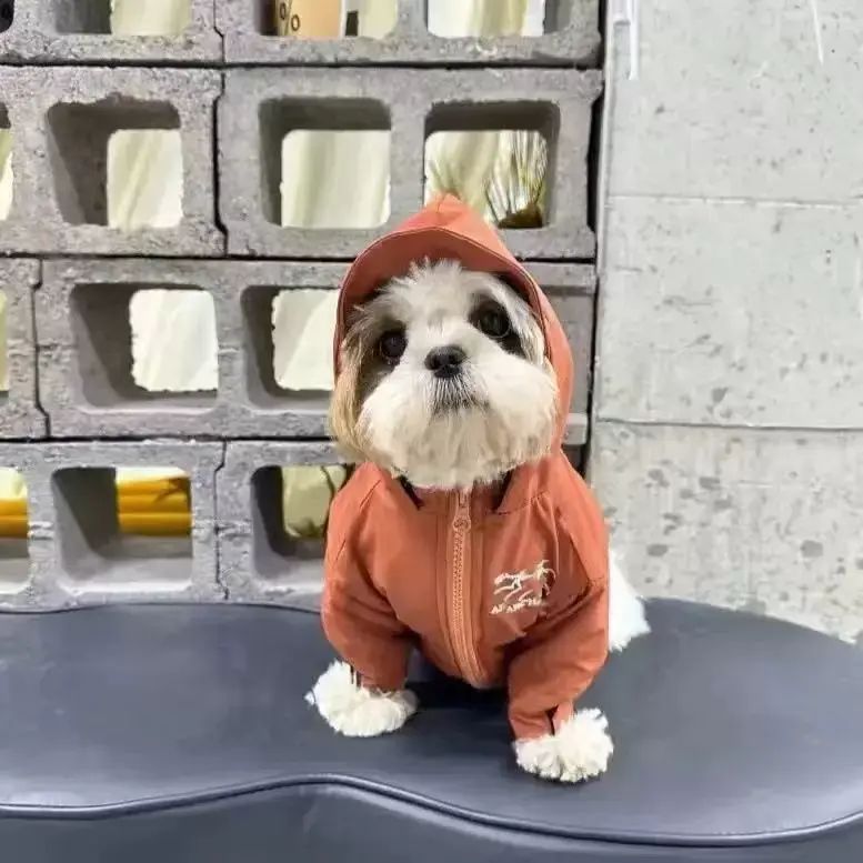 寵物狗狗風褸薄款泰迪狗比熊狗狗衣服春秋款雪納瑞小型犬防風褸