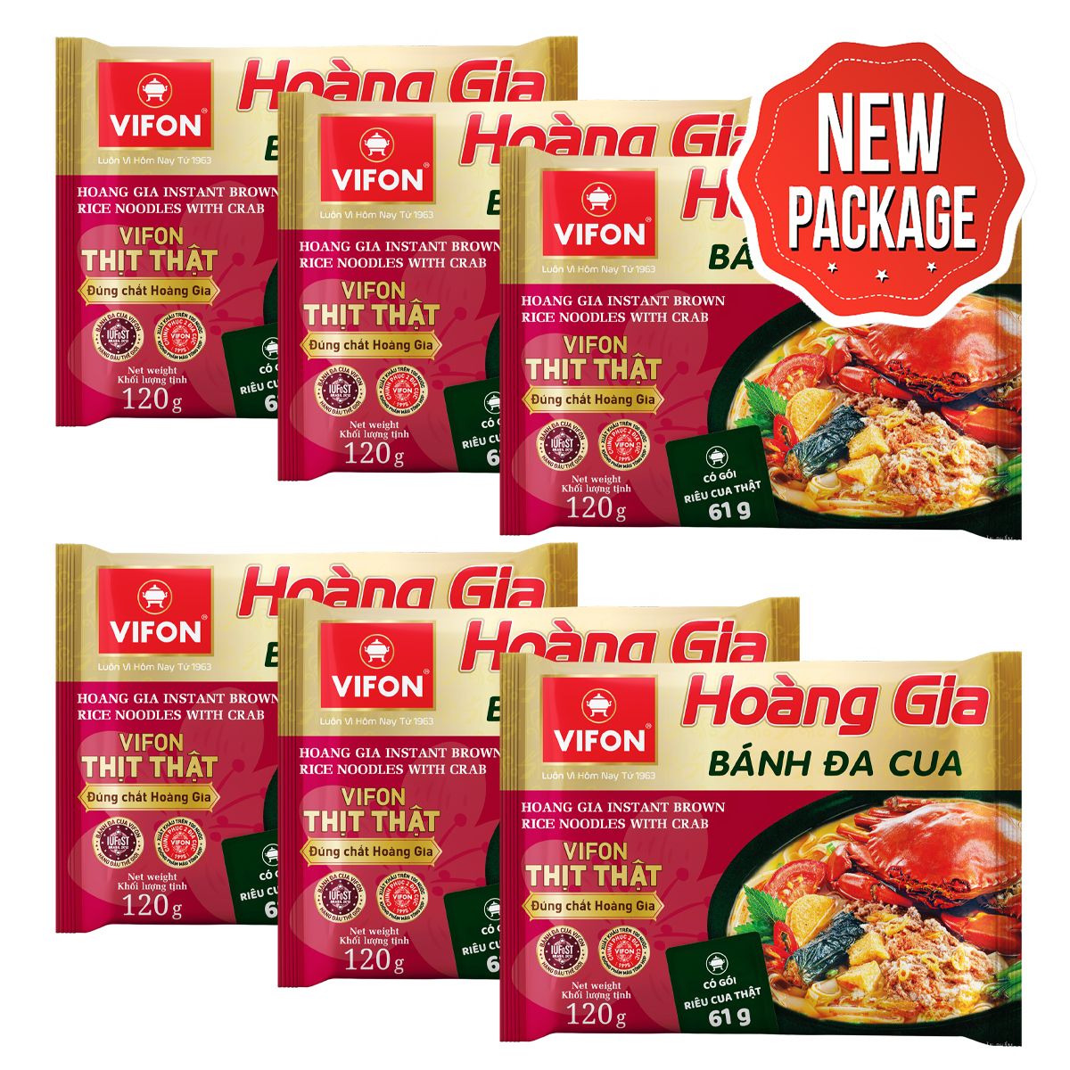 【6包】越南蟹肉糙米河粉