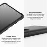 適用於 Google Pixel 5 艾美克 全包防摔軟套氣囊版 帶屏幕貼（金屬黑）