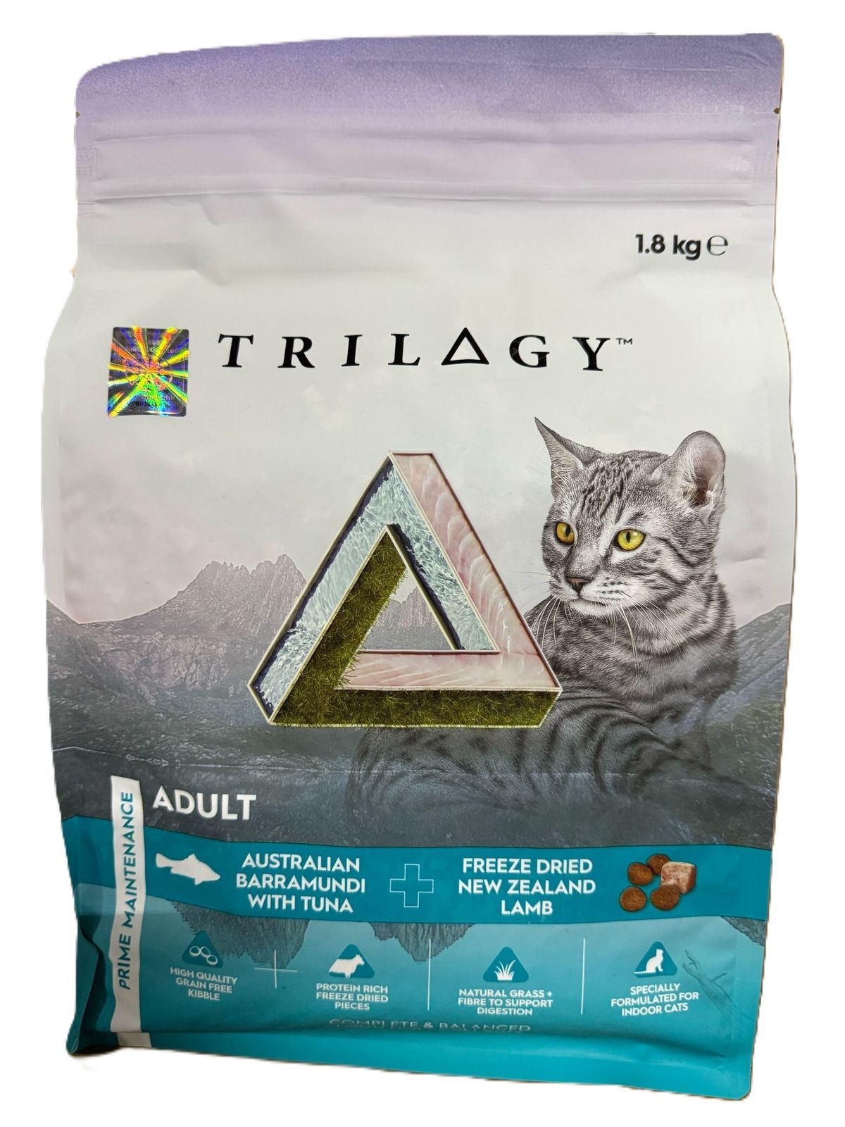 Australian Barramundi With Tuna + Freeze Dried New Zealand Lamb 1.8kg (ADULT) #03555  BBD:7JAN2027