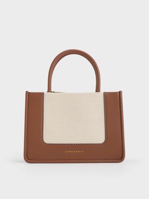 Charles & Keith - Daylla 帆布中型托特包
