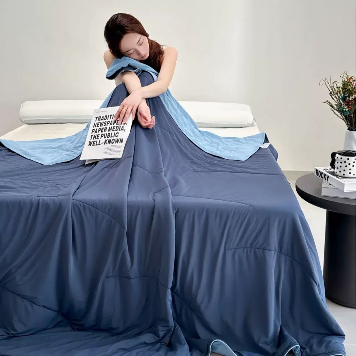 The same hotel style deep sleep dual-sense summer cool quilt ice silk air conditioner controlled wa