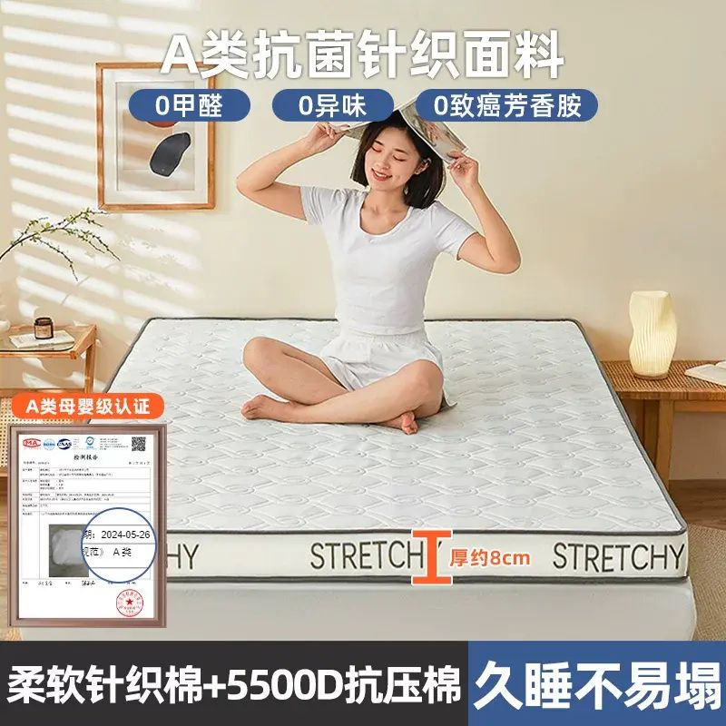 可折叠家用乳胶床垫软垫卧室海绵垫租房专用榻榻米学生宿舍单人xy