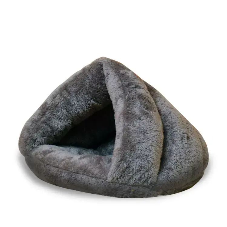 Winter warm triangle cat bed, thick sleeping bag, Parallel Import