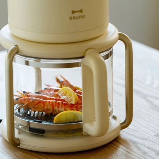BRUNO | Glass Air Fryer - Ivory | HKTVmall The Largest HK Shopping
