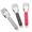 【4 in 1】 MBT Mini Folding Grill Cooking Utensils Set｜Fork Spatula  Tongs Opener｜S602｜Grey