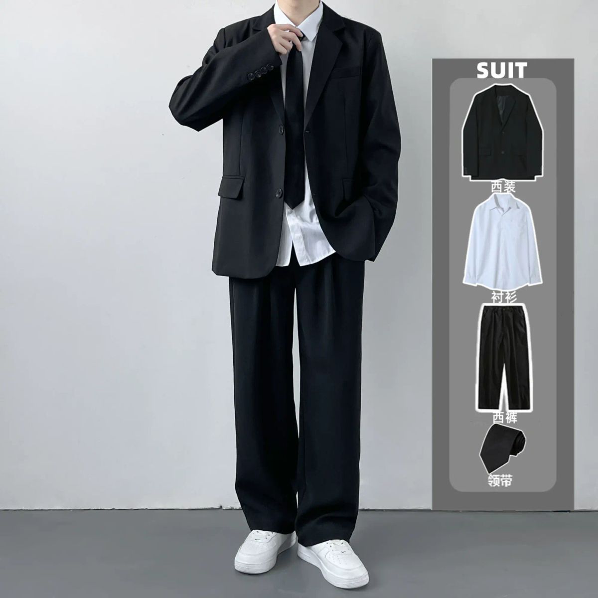 uit  men and women s matching jk class coat Three piece set  Jacket   Shirt   Dress Pants  S Style 5