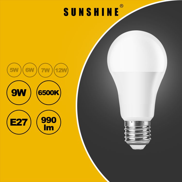 LED Bulb Globe Light Bulb - 9W / E27 / Daylight 6500K (LGT-9E27D-2)