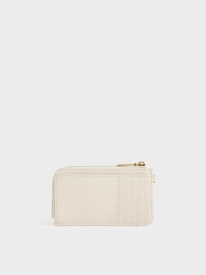 Charles & Keith - 掛繩拉鍊票卡夾
