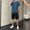 Men's summer pairing fashion trend brand men's thin short sleeved clothing two-piece set