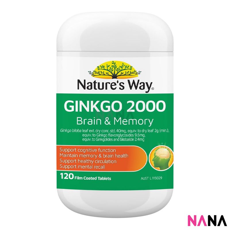 Ginkgo Biloba 2000mg 120 Tablets (EXP:02 2028)