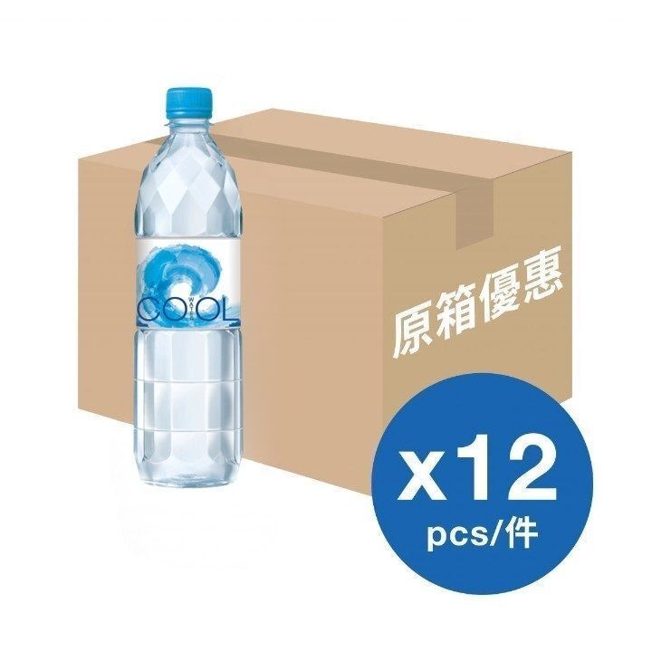 [原箱] 清涼水 - 礦物質水 1.5L x 12 (新舊包裝隨機派送)