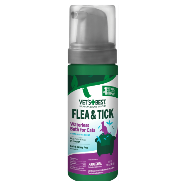 天然殺蚤(貓用)乾洗泡沫(147毫升)