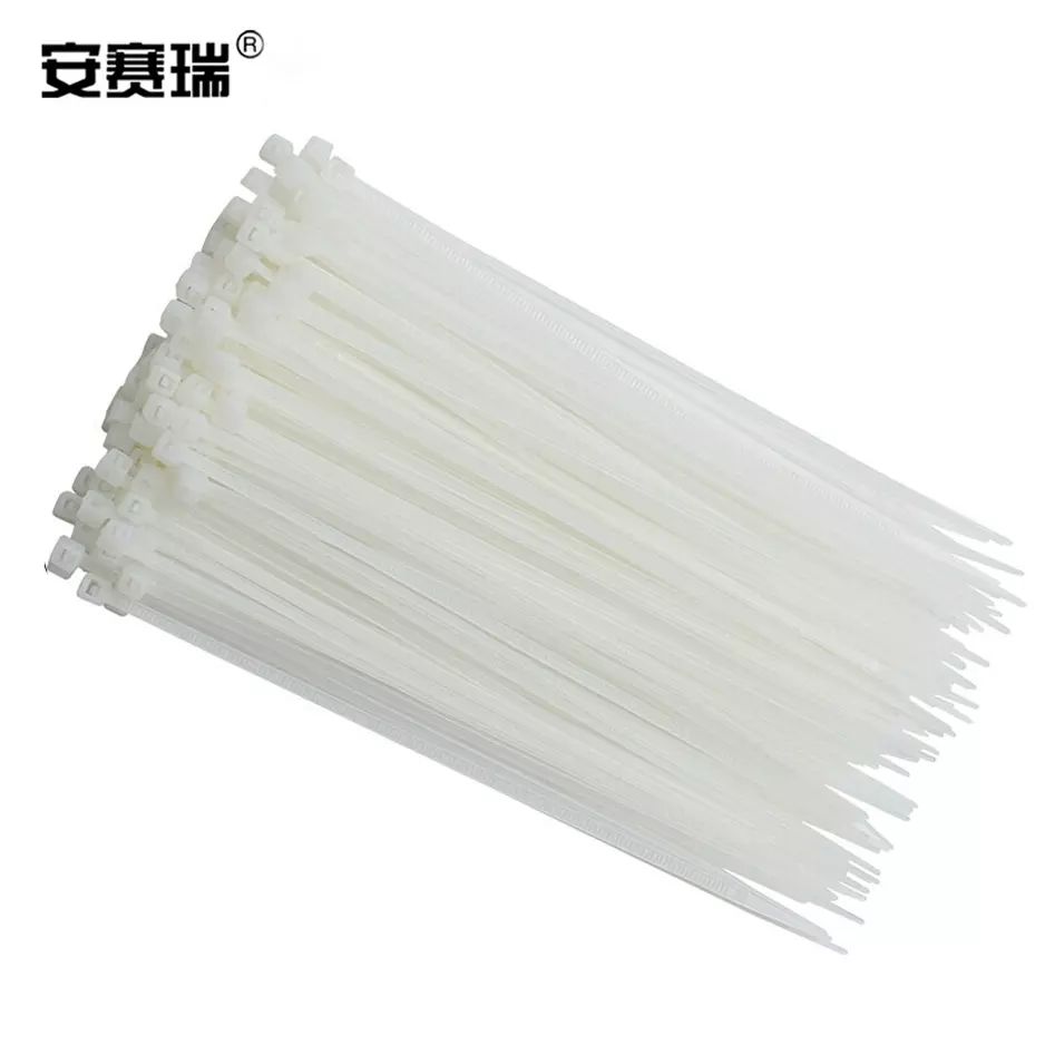 安赛瑞 尼龙扎带（250根装）4×250mm 白色尼龙捆扎带  39827 BJ