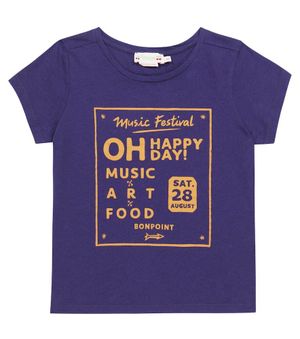 Bonpoint Printed cotton jersey T-shirt