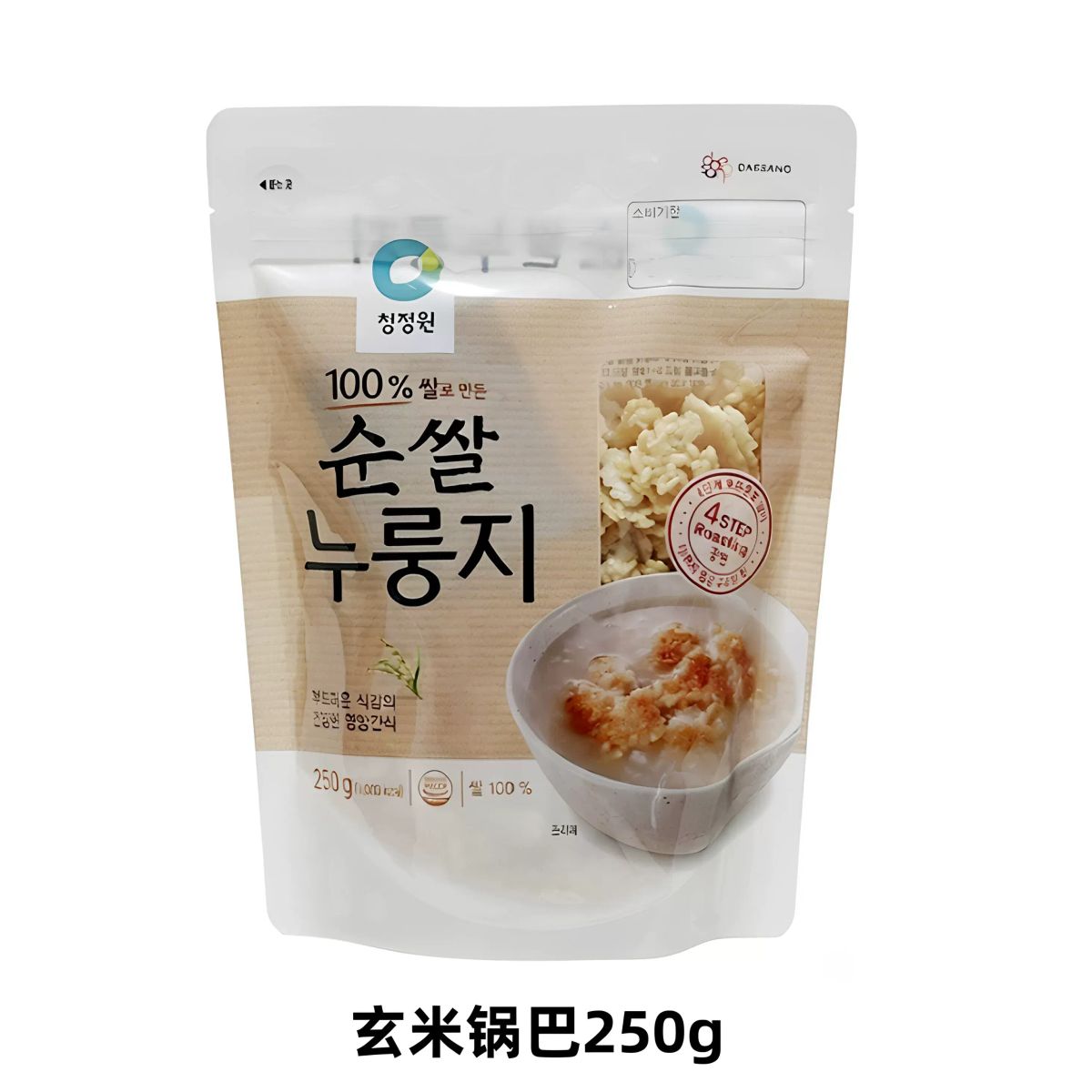 韩国进口食品清净园玄米锅巴传统工艺锅巴汤韩式传统小吃零食250g