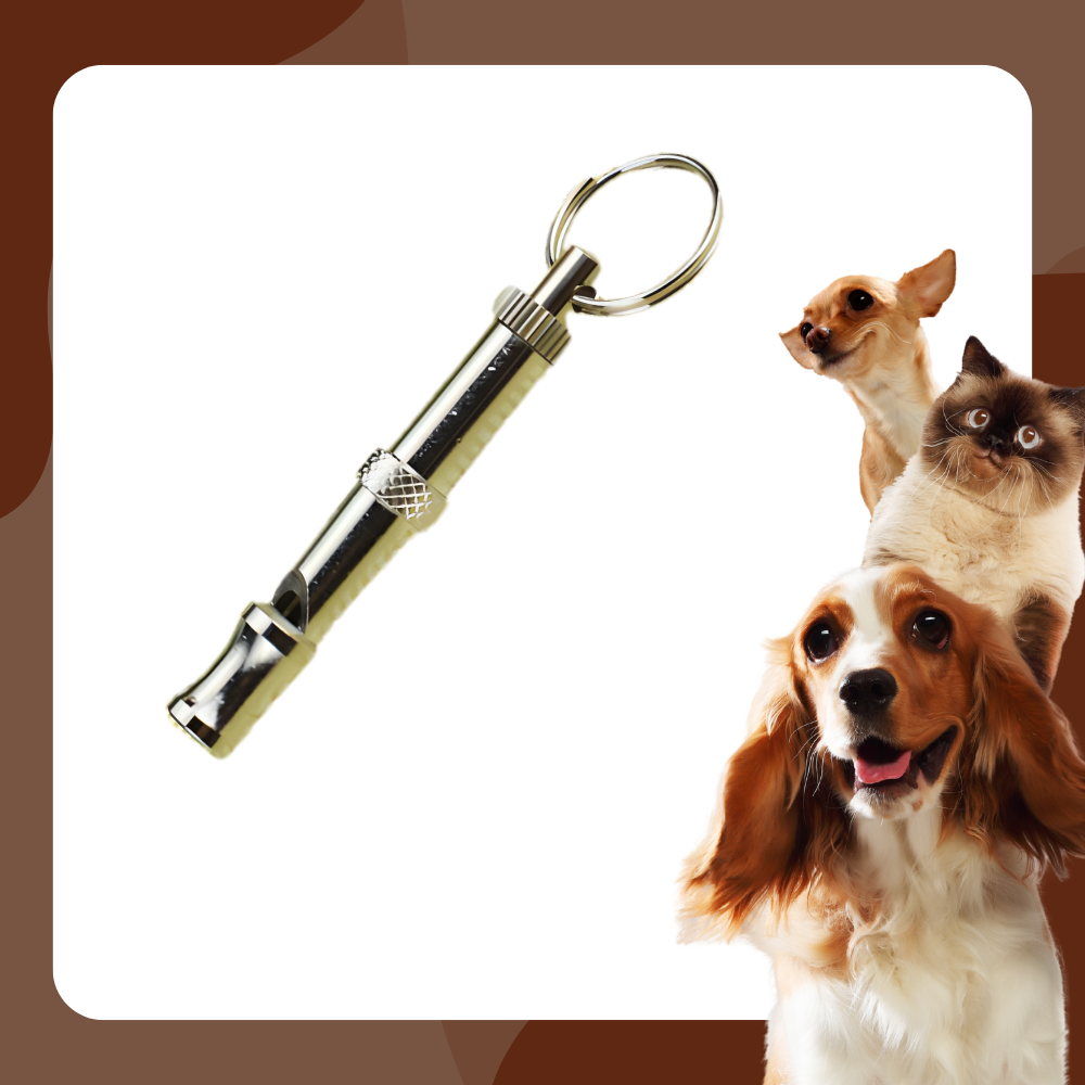 帶掛繩可調節銀色寵物訓犬笛 不銹鋼狗笛 訓犬口哨 犬笛訓狗器 寵物訓練器 可調節馴犬笛 訓練寵物狗笛 訓犬超聲波 訓狗笛 狗哨子