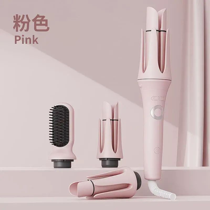 新品三合一自动卷发棒梳负离子器卷发梳干湿两用