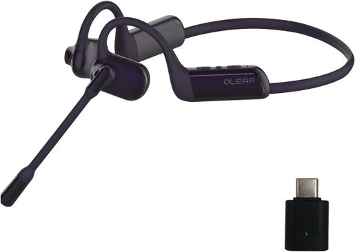 Pilot P200b Pro Cuffie Wireless con Microfono per Lavoro,50dB AI
