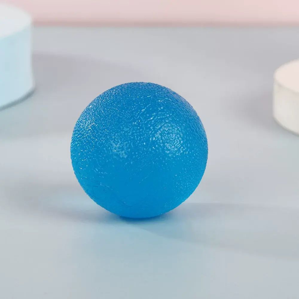手部训练TPE握力球圆形手握康复腕力球彩色弹力解压发泄圆球