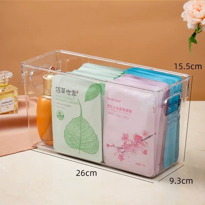 Acrylic Transparent Storage Box Cabinet Bathroom Mask Cosmetics Miscellaneous Or