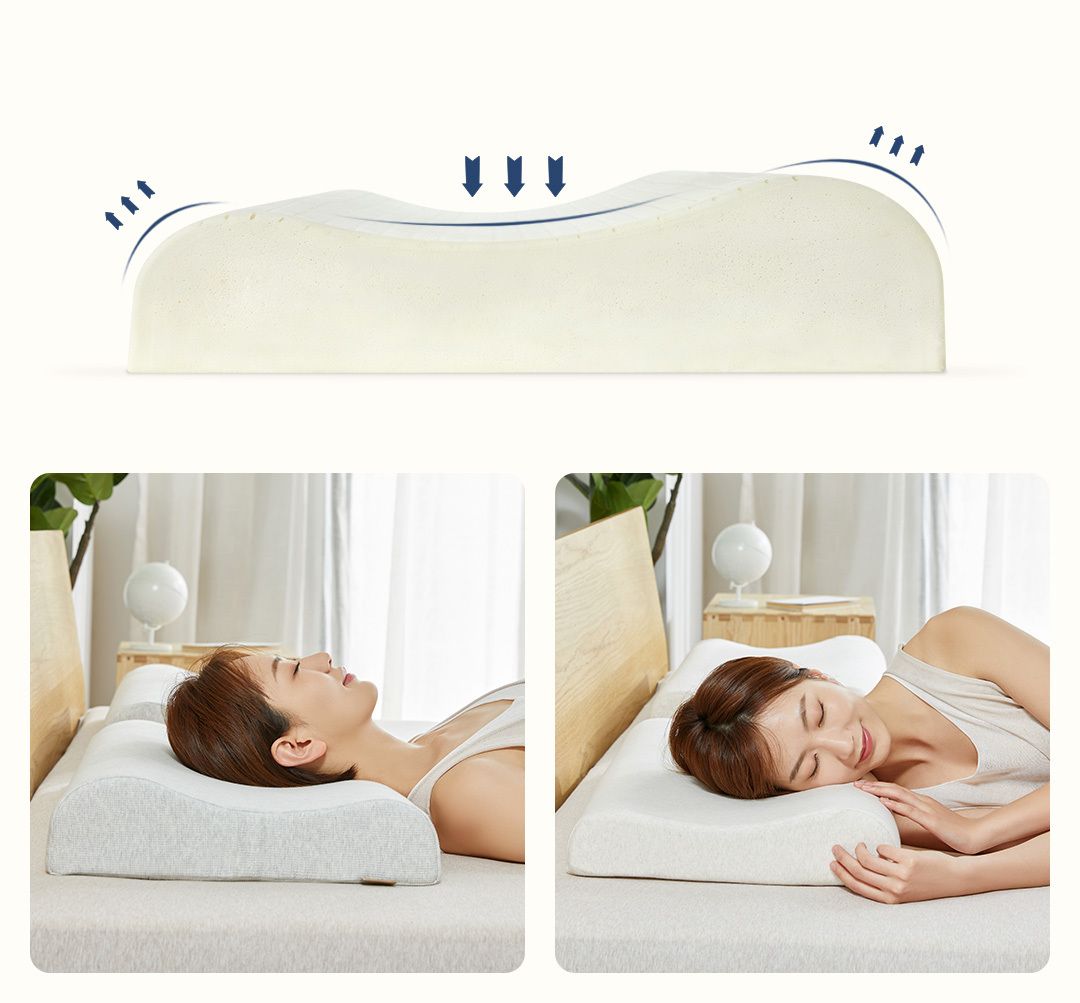 8H可水洗特拉雷成人乳胶枕 丨93%泰国天然乳胶丨硬度标准45D丨混灰色【平行进口】