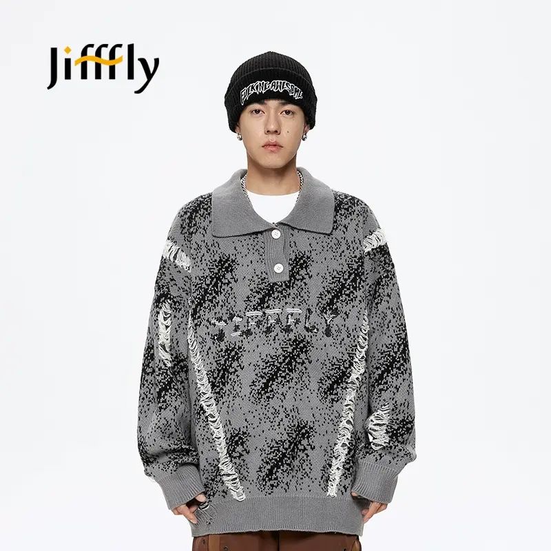 Jifffly复古卫衣2025夏季新款潮牌百搭宽松内搭长袖T恤情侣上衣