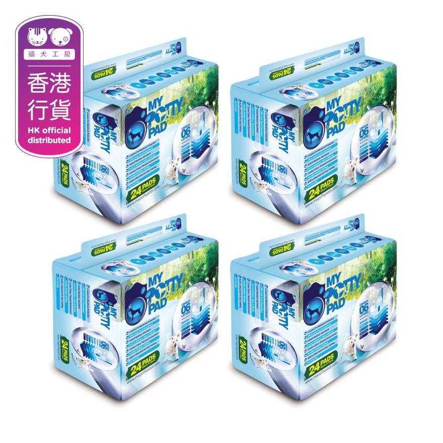 [BoxSet]Pet Sheet(L) (60x90cm) (24pcs x 4) Pet Training Sheets
