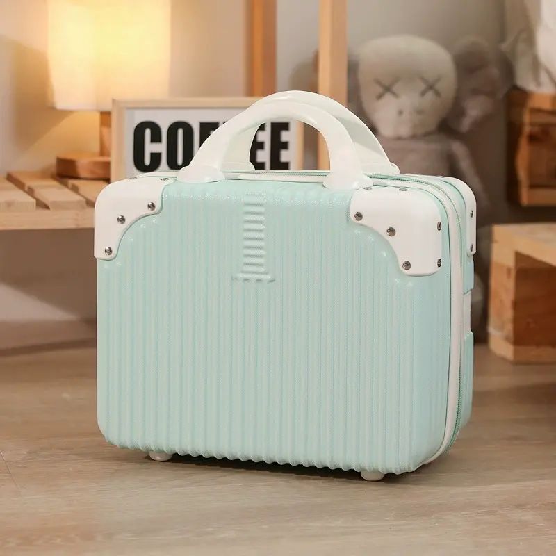 小型手提行李箱16寸迷你密码旅行登机箱复古轻便收纳化妆包14寸女
