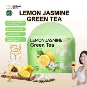 檸檬茉莉綠茶 天然健康茶包 (7個茶包/袋) #花茶果茶 #英式茶飲 #獨立包裝 #平行進口 