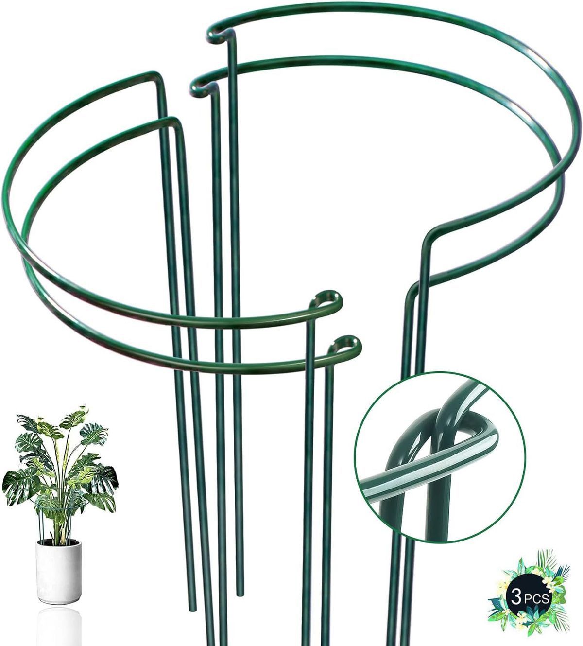 Modular plant support stands, 1 pair (35×20cm), multiple sizes available. Features include potted pl